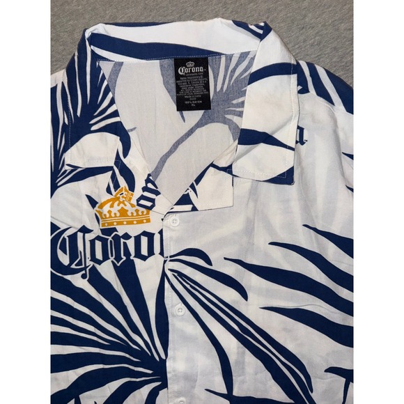 Corona Other - Corona Extra Men Button Up Shirt Size XL Lightweight Tropical Beach Summer Party